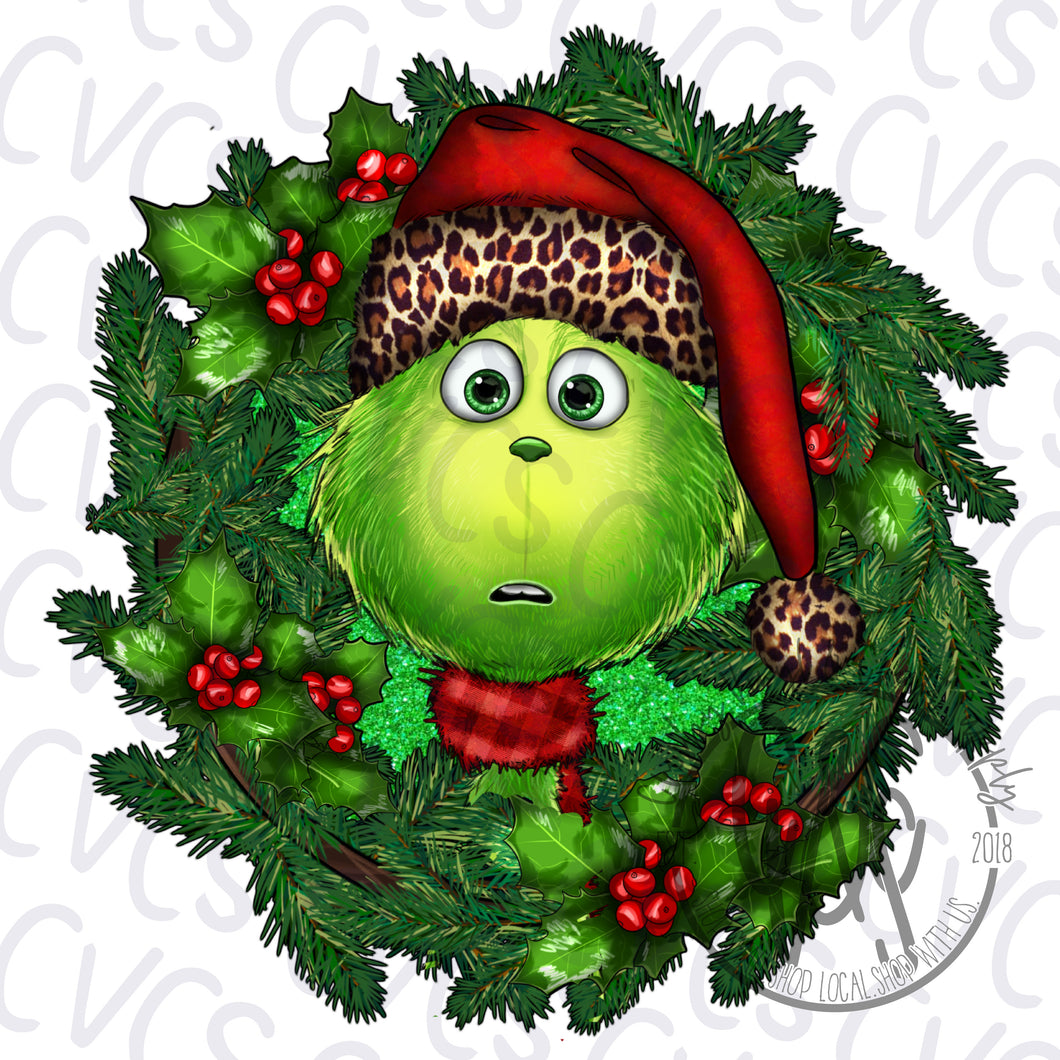 Grinch Wreath