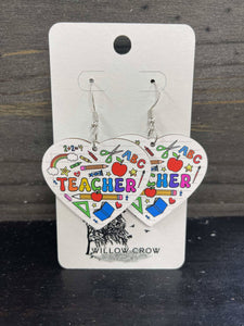 Heart Teacher Dangle