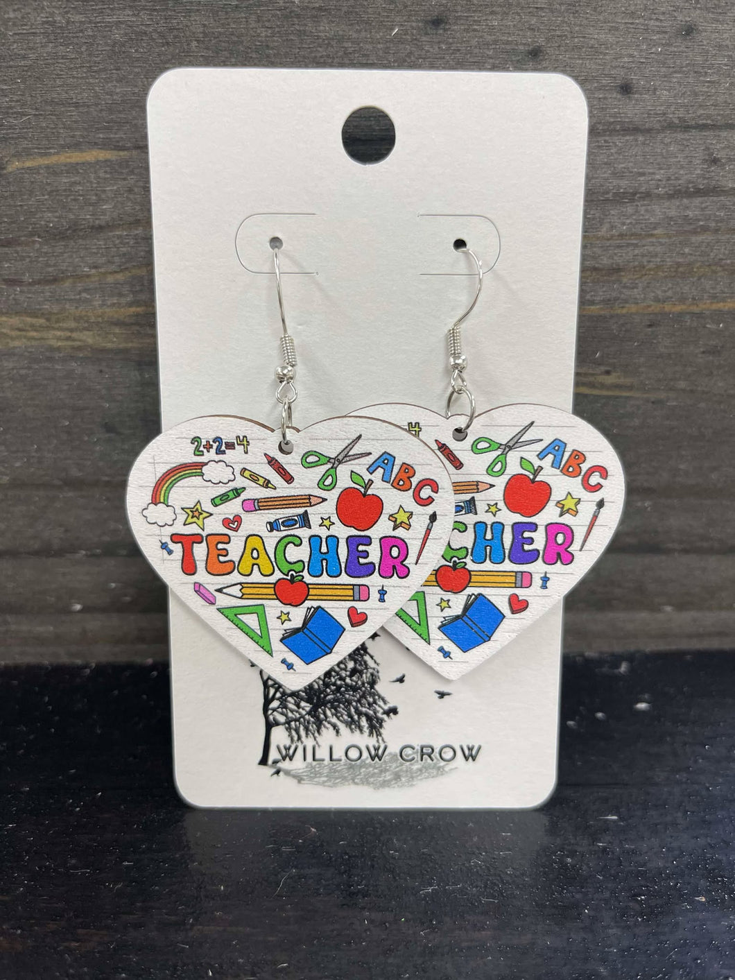Heart Teacher Dangle