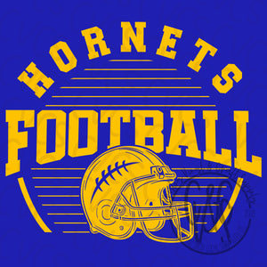 Hornets Stripes Football