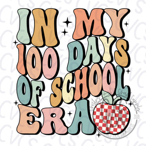In My 100 Days of School Era Retro