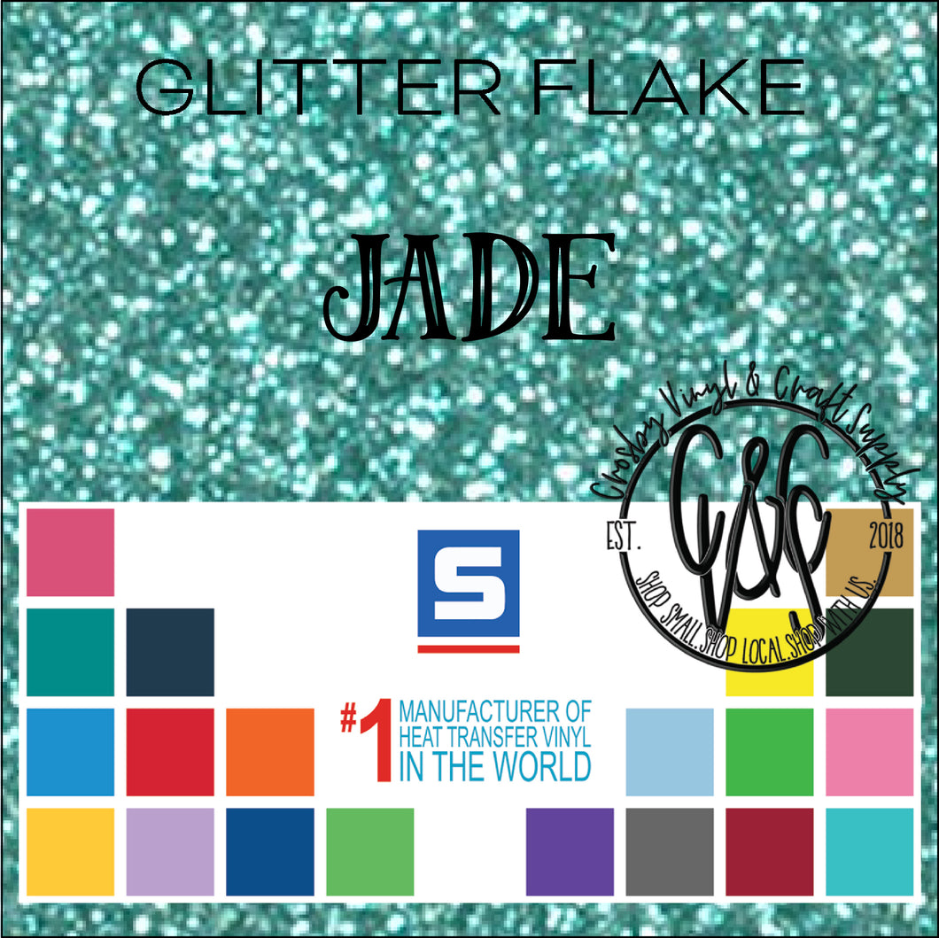 Glitter Flake-Jade