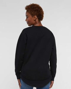 LAT 3525 Women's Fleece Sweatshirt - Black