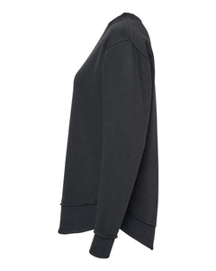 LAT 3525 Women's Fleece Sweatshirt - Black