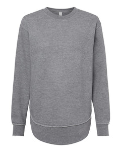 LAT 3525 Women's Fleece Sweatshirt - Granite Heather