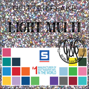 Glitter Flake-Light Multi