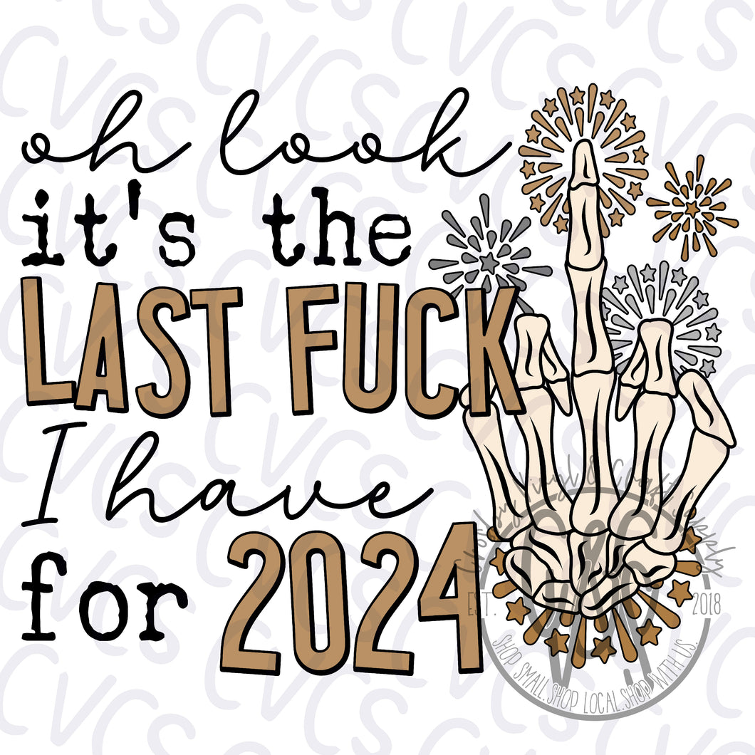 Last *F* for 2024 - Gold