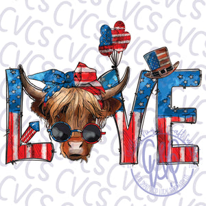 Love America Cow