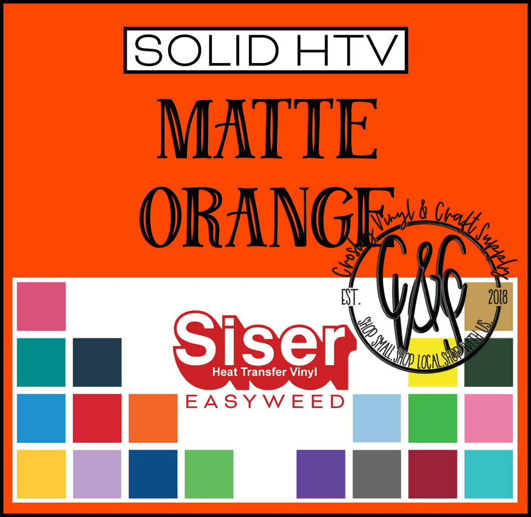 EasyWeed HTV-Matte Orange