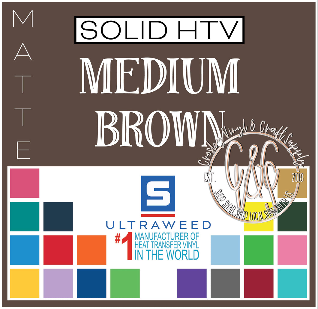 UltraWeed HTV-Medium Brown