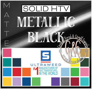 UltraWeed HTV-Metallic Black