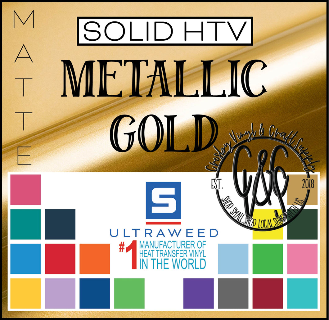 UltraWeed HTV-Metallic Gold