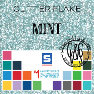 Glitter Flake-Mint