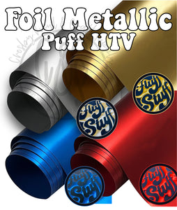 Metallic Foil Puff HTV