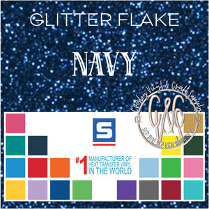 Glitter Flake-Navy