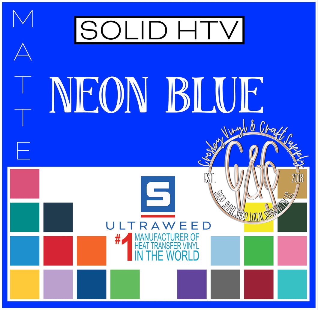 UltraWeed HTV-Neon Blue