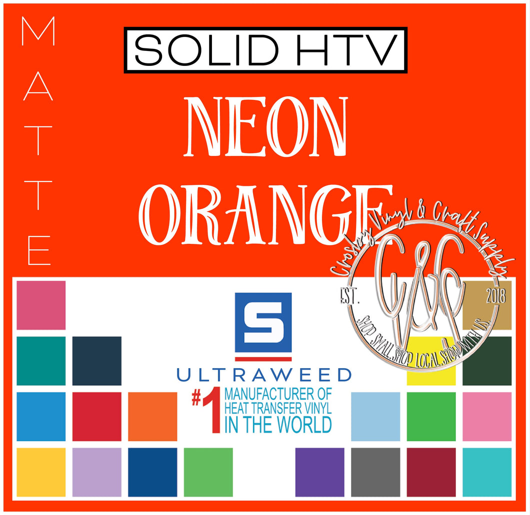 UltraWeed HTV-Neon Orange