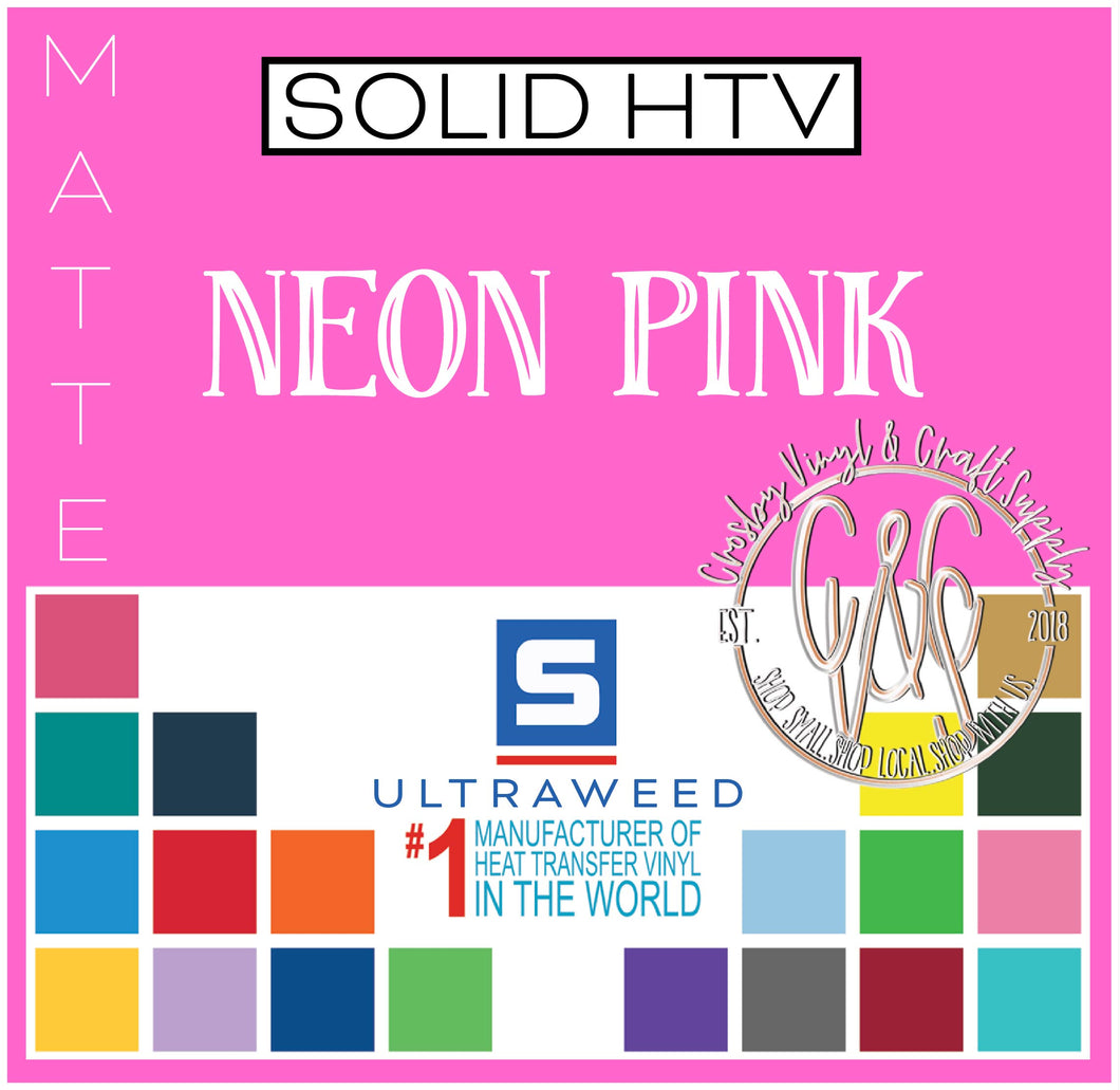 UltraWeed HTV-Neon Pink