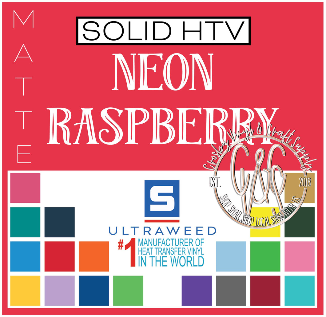 UltraWeed HTV-Neon Raspberry