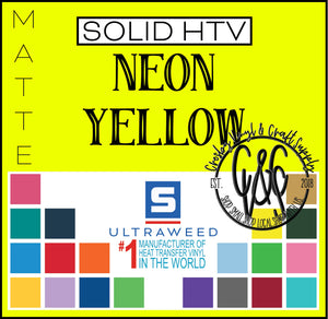 UltraWeed HTV-Neon Yellow