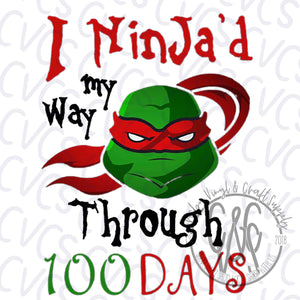 Ninja'd through 100 Days