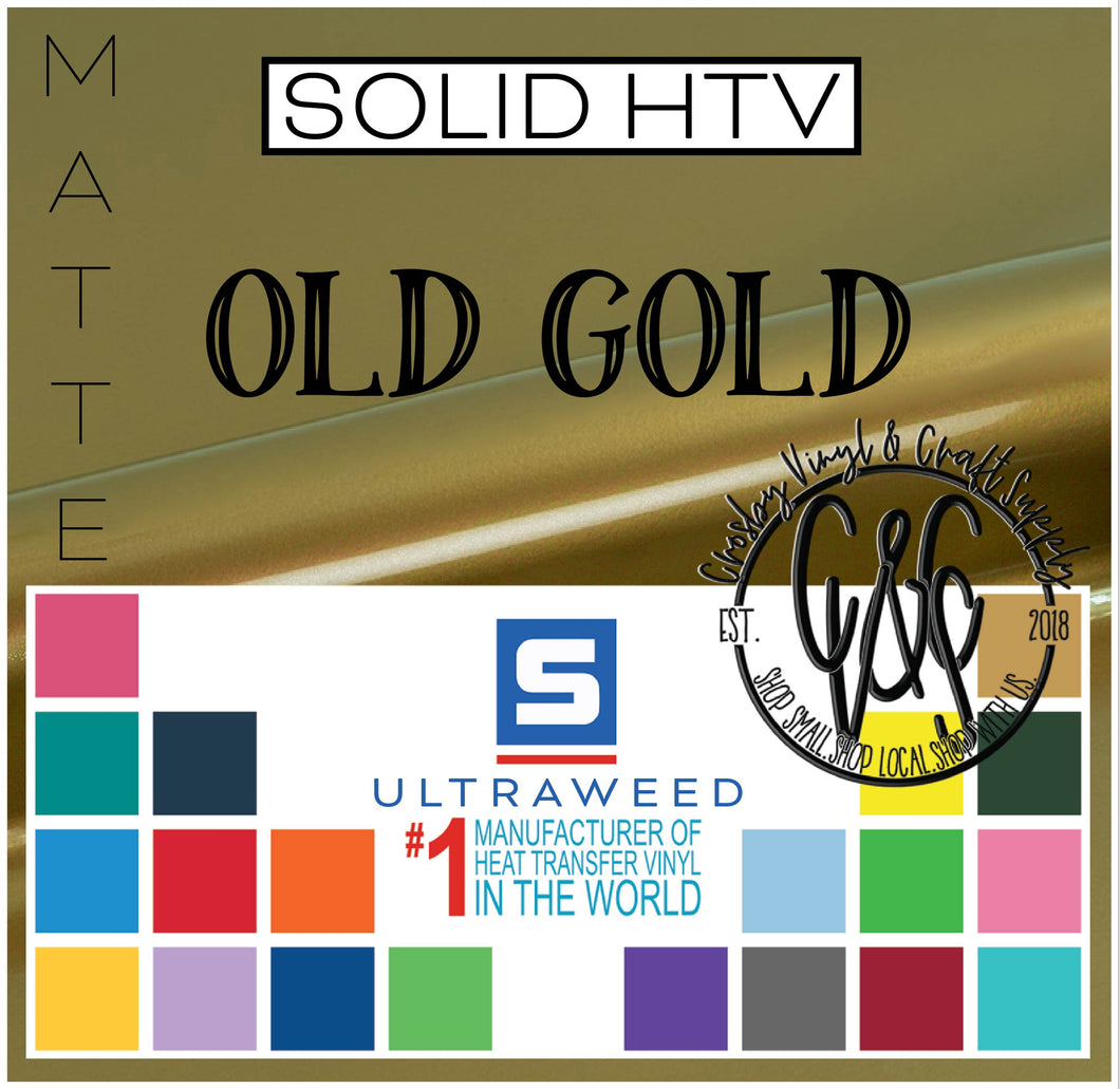 UltraWeed HTV-Old Gold