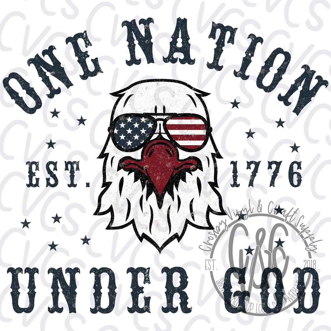 One Nation Under God Eagle