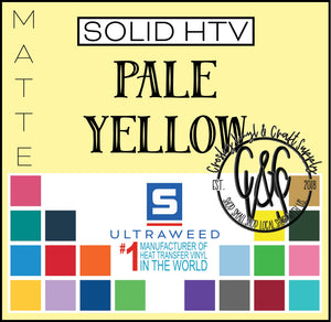 UltraWeed HTV-Pale Yellow