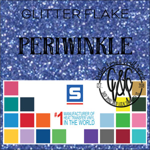 Glitter Flake-Periwinkle