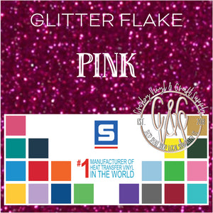 Glitter Flake-Pink