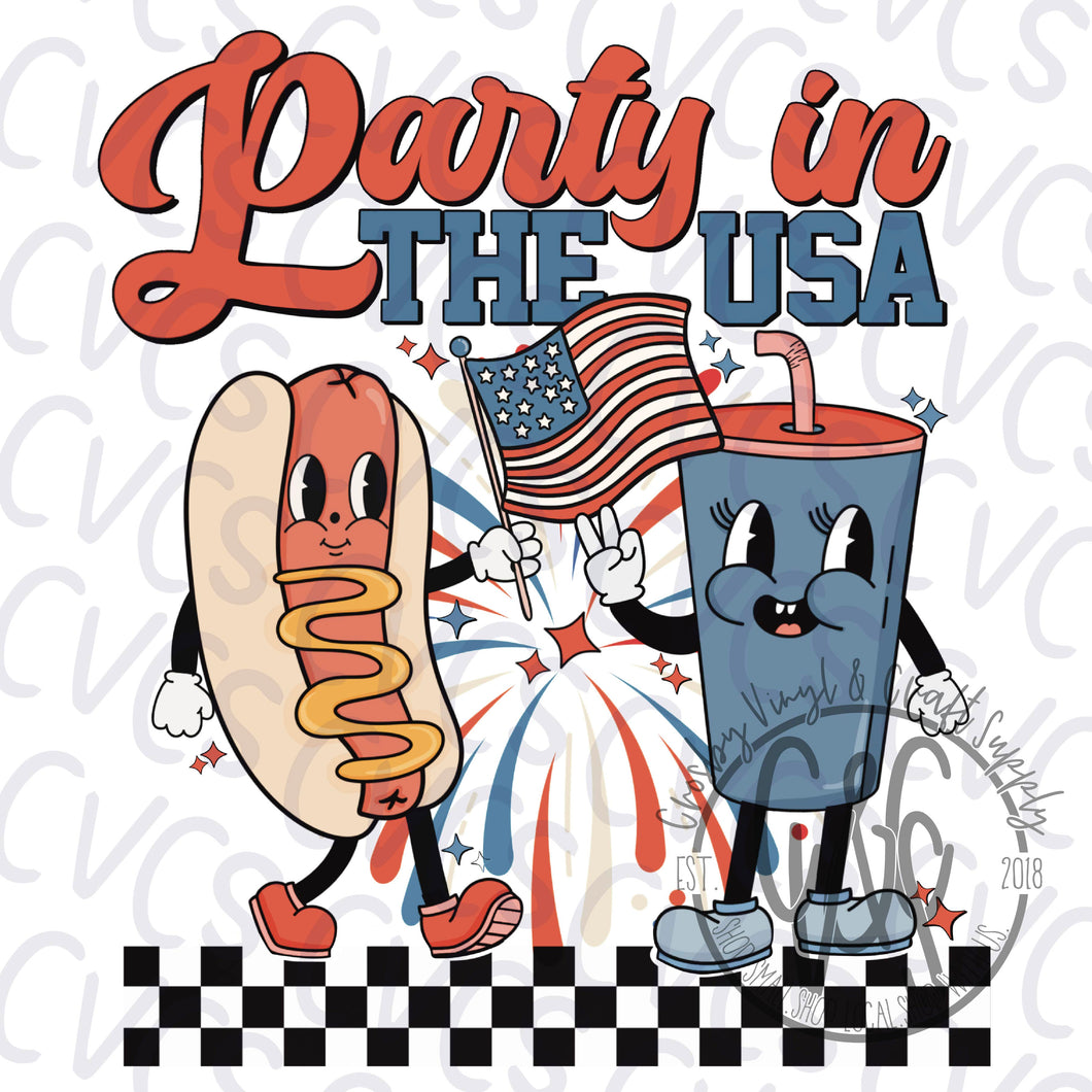 Party in the USA Hotdog