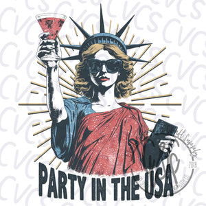 Party in the USA Lady Liberty Wine