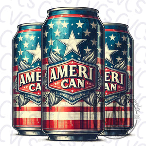 Patriotic Beer Cans