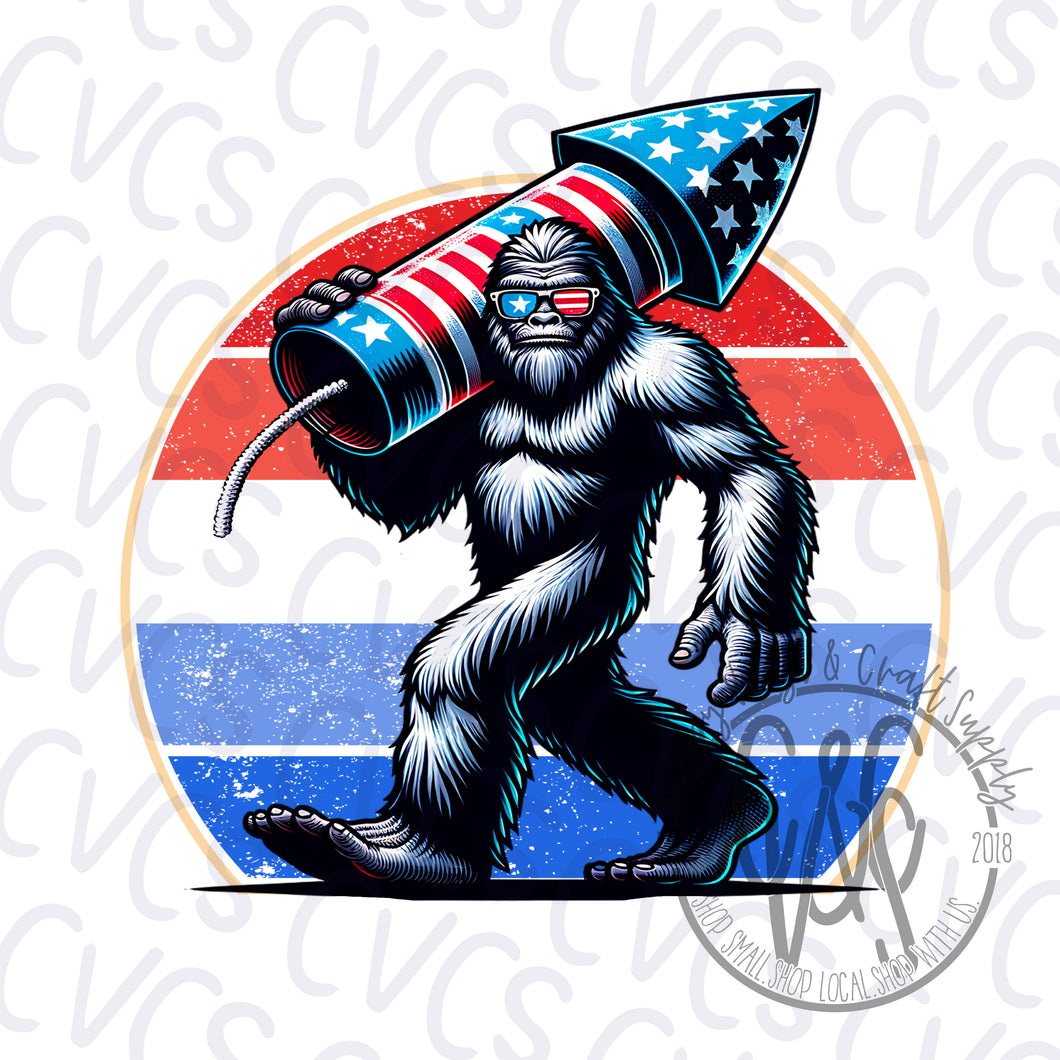 Patriotic Bigfoot