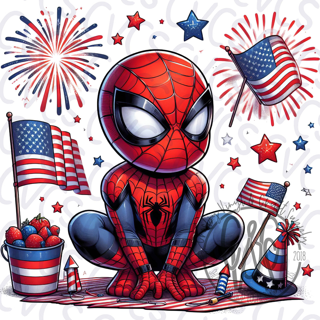 Patriotic Spiderman