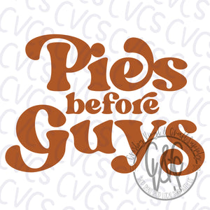 Pies Before Guys Retro