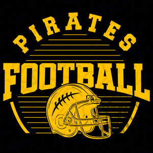 Pirates Stripes Football