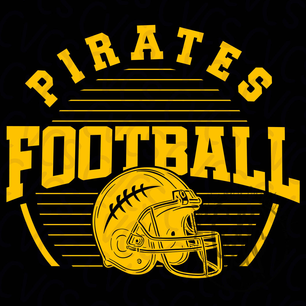 Pirates Stripes Football
