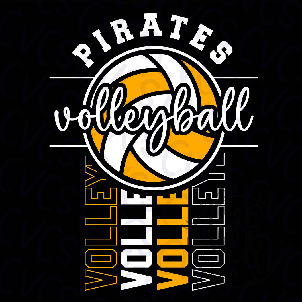 Pirates Volleyball Fan