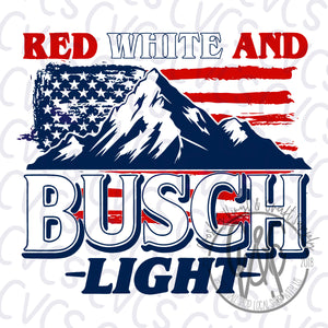 Red White And Busch Light