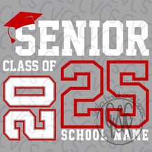 Load image into Gallery viewer, Senior Class of 2025 Stacked
