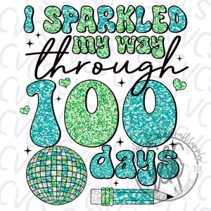 Sparkled My Way through 100 Days