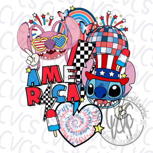 Stitch 4th of July