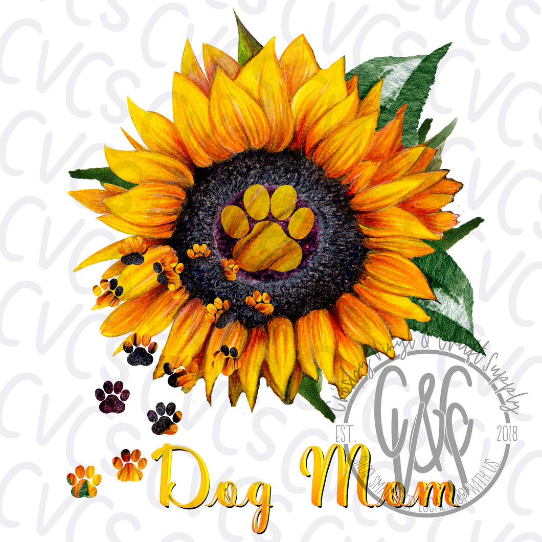 Suflower Paws Dog Mom