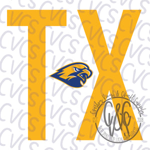 TX Falcon - Blue and Gold