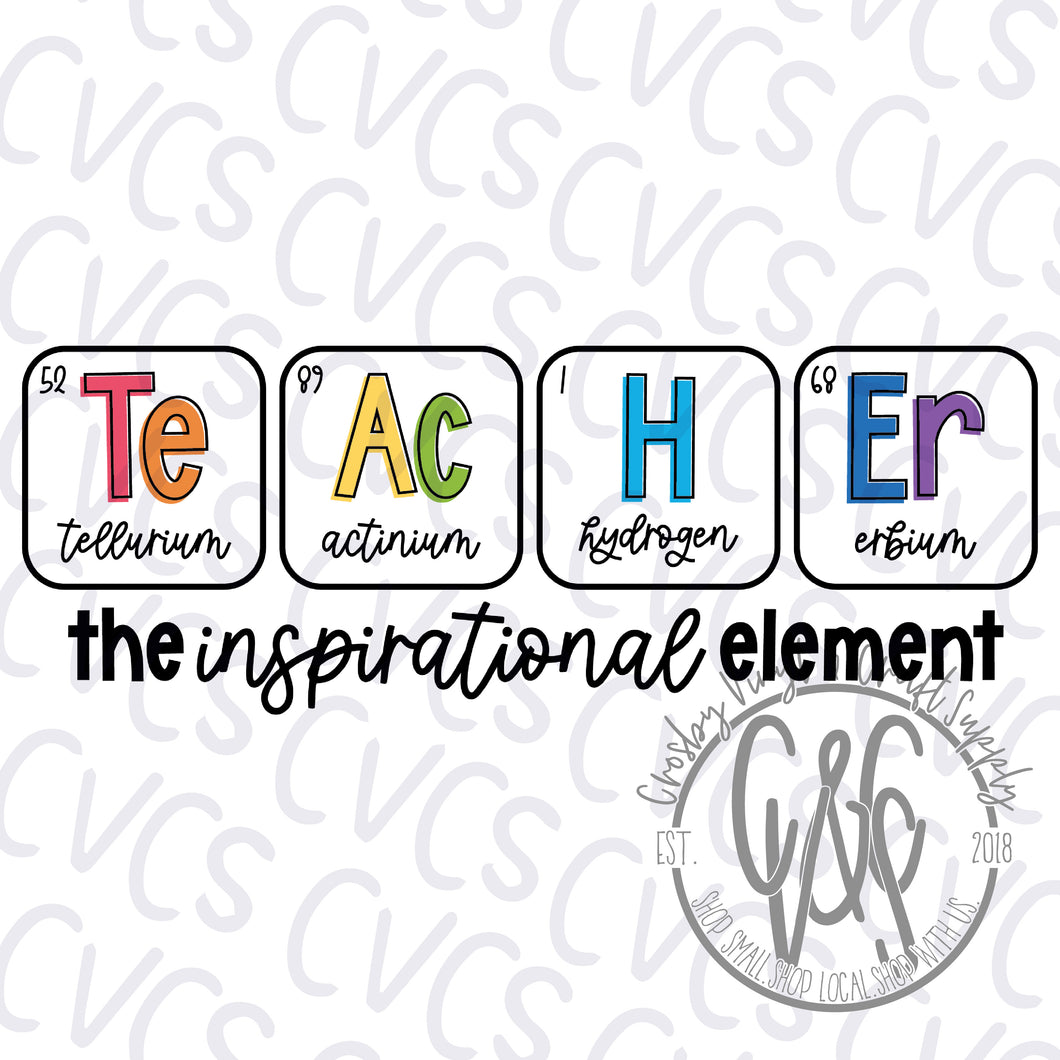 Teacher the Inspirational Element