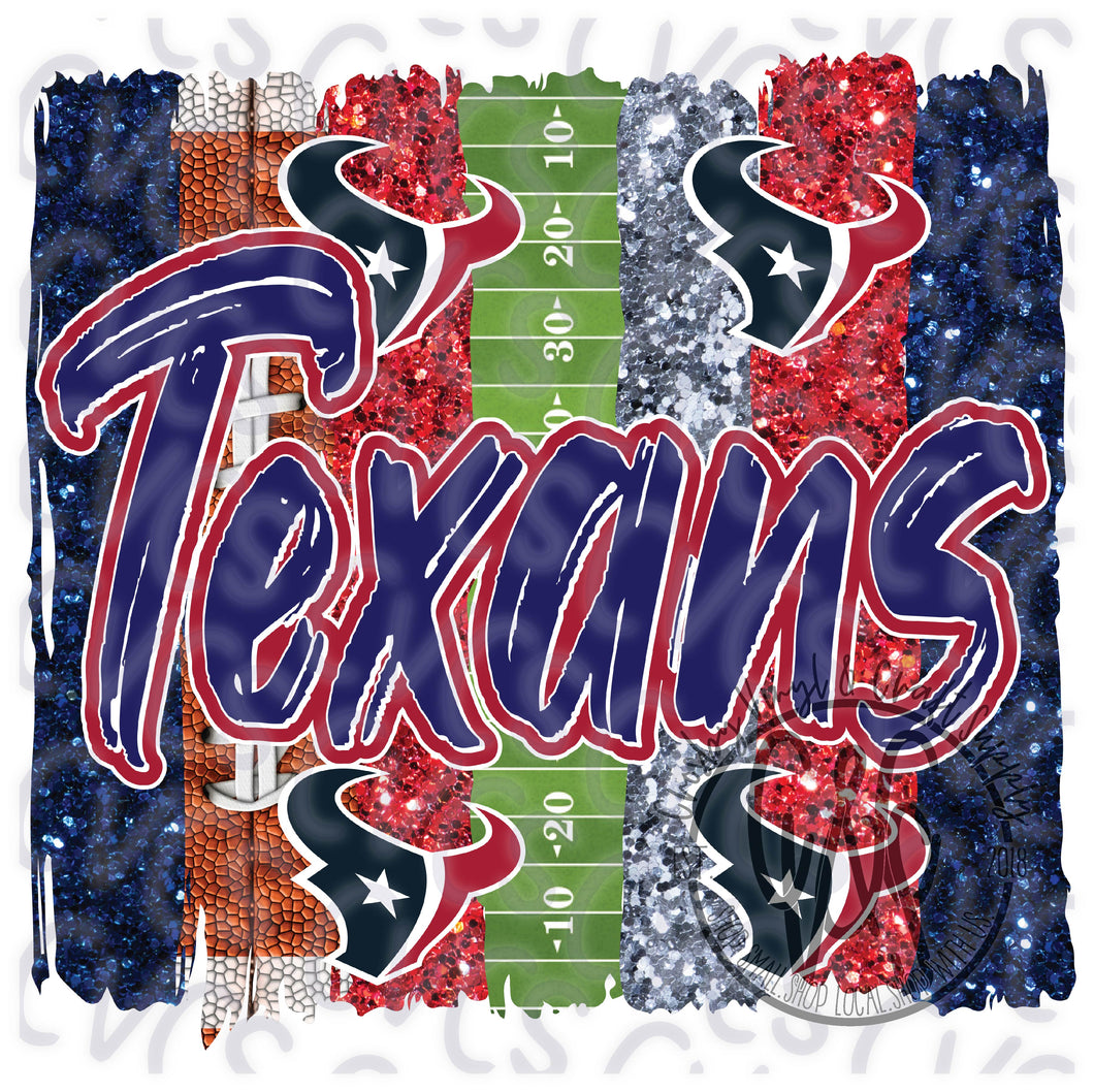 Houston Texans Paint Strokes