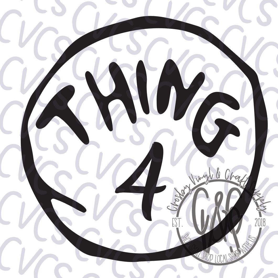 Thing 4 Circle