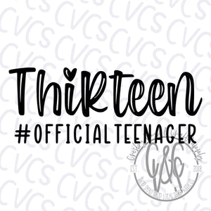 Thirteen - Official Teenager