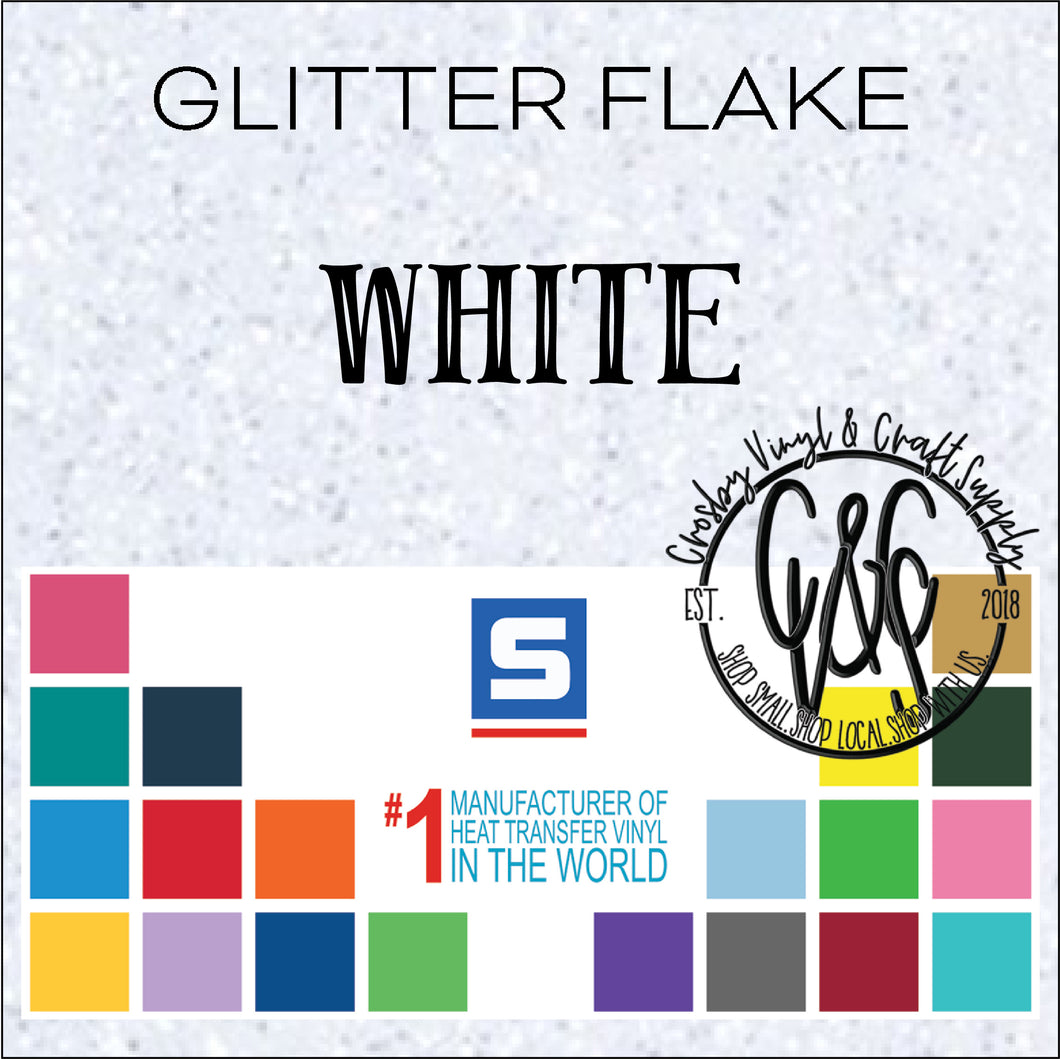 Glitter Flake-White